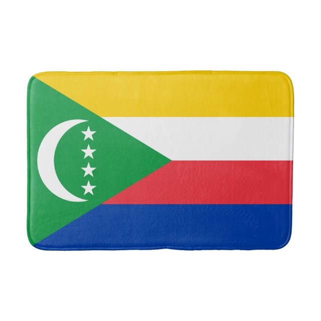 Komorerna Flagga Badrumsmatta (Framsidan)