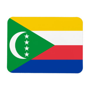 Komorerna Flagga Magnet