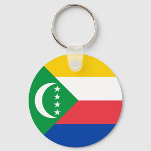 Komorerna Flagga Nyckelring