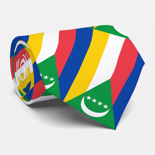Komorerna Flagga Slips (Rullad)