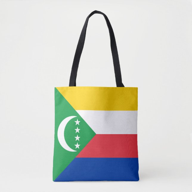 Komorerna Flagga Tygkasse (Framsida)