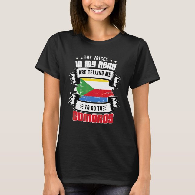Komorerna i mitt huvud t shirt (Framsida)