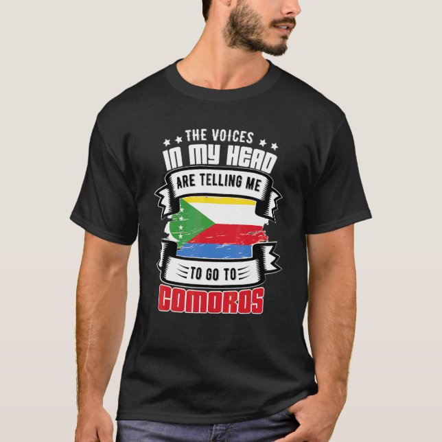 Komorerna i mitt huvud t shirt (Framsida)