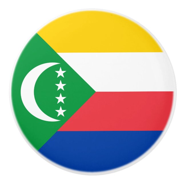 Komorernas flagga knopp (Framsidan)