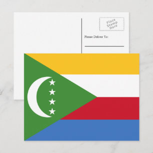 Komorernas Flagga, Komorernas Flagga Vykort