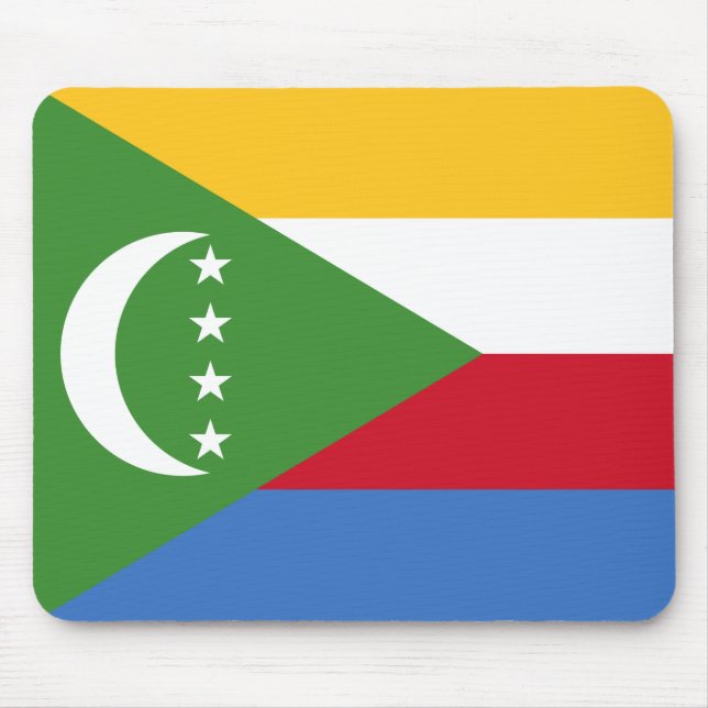 Komorernas flagga musmatta (Framsidan)