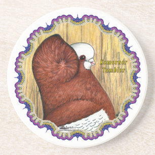 Komorner Tumbler Pigeon Woodgrain Underlägg
