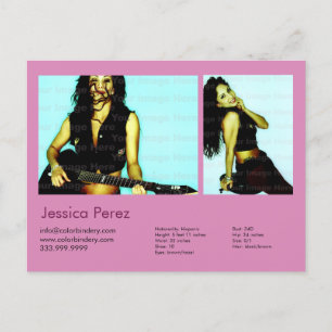 Komp. för Rosa av huvudskott i bild 2 Vykort