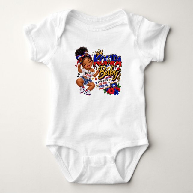 KOMPA Baby Dansfirande T Shirt (Framsida)
