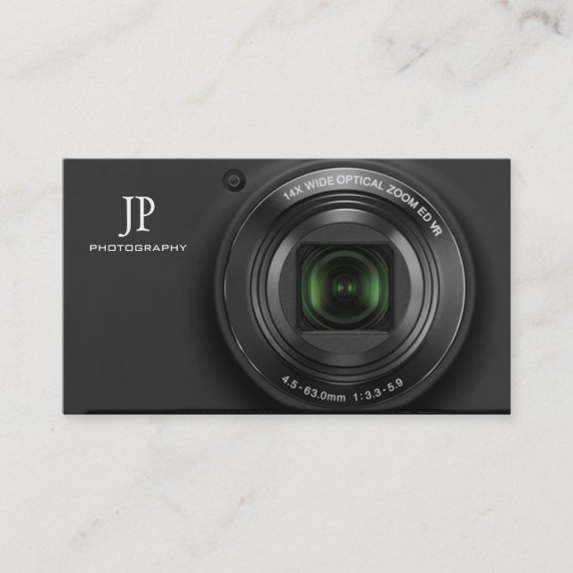 Kompakt fotografivisitkortar för Digital kamera Visitkort (Framsida)