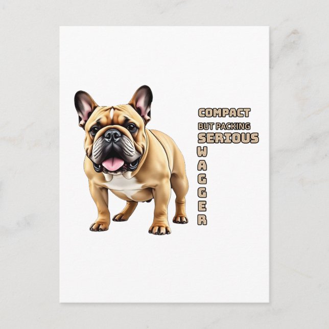 Kompakt, men att packa allvarlig svagger vykort (Framsida)