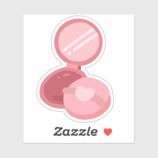 kompakt spegel klistermärken