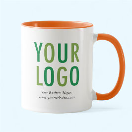 Kompaniets logotyp på reklamkoppar Ingen minsta mä Mugg