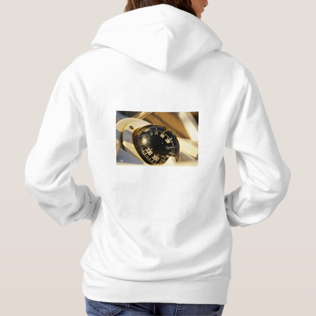 Kompas dat de richting geeft aan een avontuur.  t shirt (Baksida)