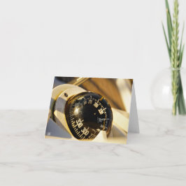 Kompas helpt navigeren en koer behouden.  tack kort