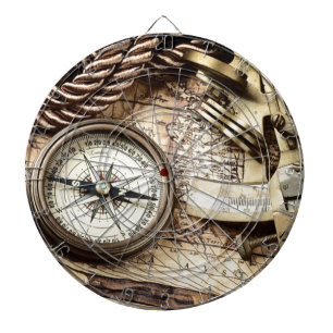 kompass för kust- nautiskt rep för steampunk ant piltavla