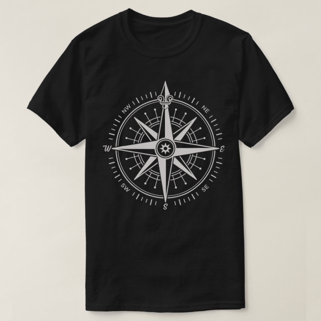Kompassande segling t shirt (Design framsida)