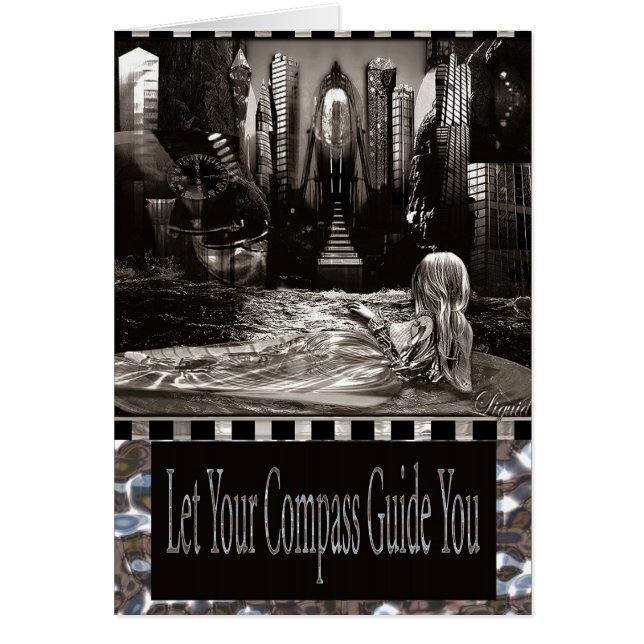 Kompasset vägleder anpassade OBS kort (Framsidan)