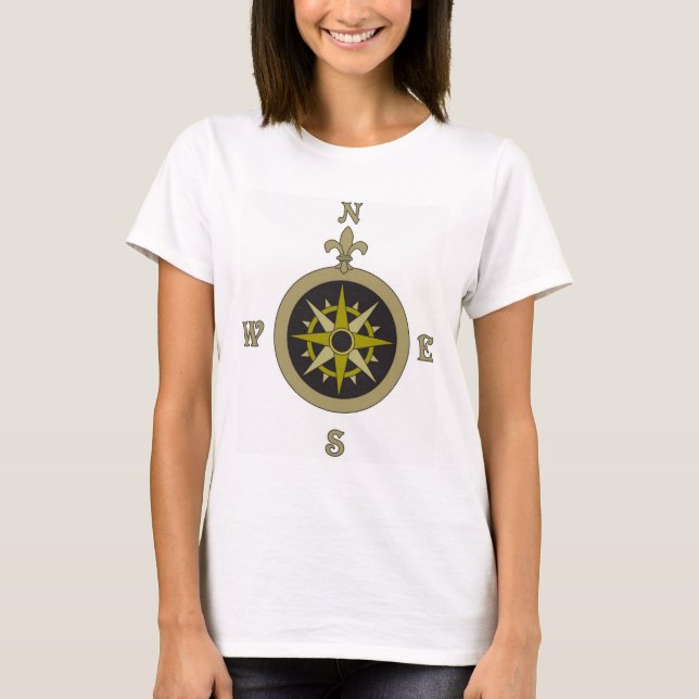 KompasshandelsresandeT-tröja T-shirt (Framsida)