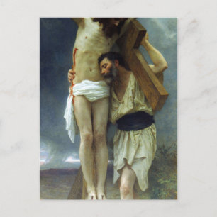 Kompassion av William-Adolphe Bouguereau Vykort