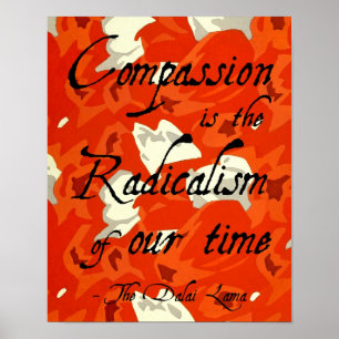 Kompassion - Dalai Lama inspirationsoffert Poster