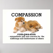 KOMPASSION - Vokabulär Poster
