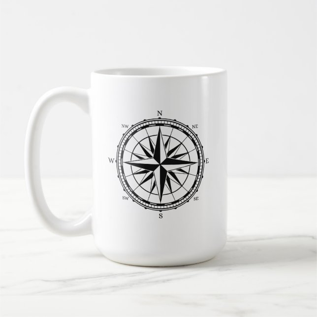 Kompassmugg Kaffemugg (Vänster)