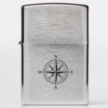 Kompassros Zippo-tändare | Nautilusäventyr