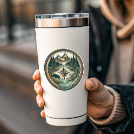 Kompasssjön vinyldekal | Die-cut dekal
