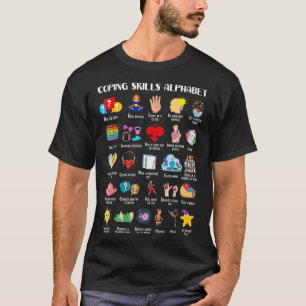 Kompetens Alphabet Mental Health Awareness Edu T Shirt