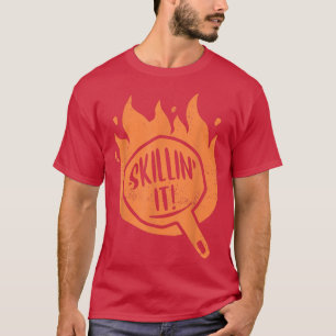 Kompetens inom IT-färdighet för att koka Cast Järn T Shirt