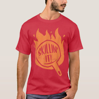 Kompetens inom IT-färdighet för att koka Cast Järn T Shirt