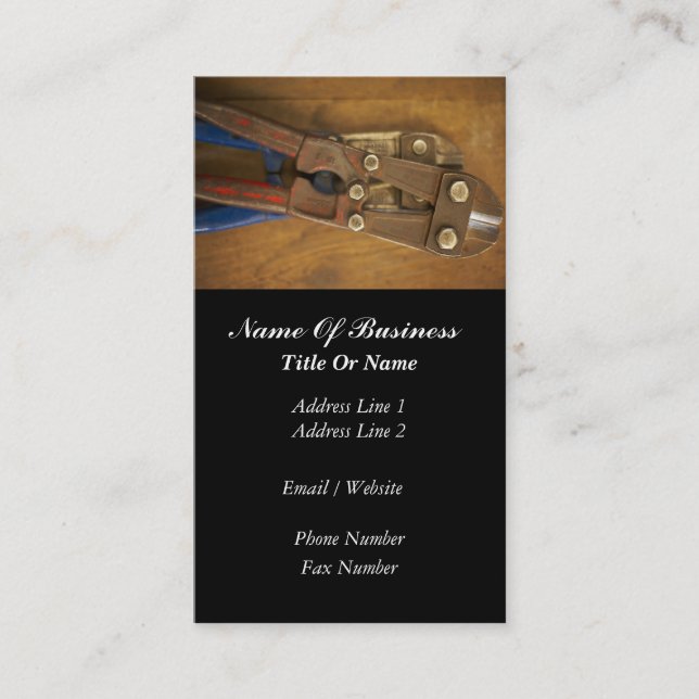 Kompetent arbets- visitkort (Framsida)