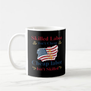 Kompetent arbetskraft är inte Billigt American Fla Kaffemugg