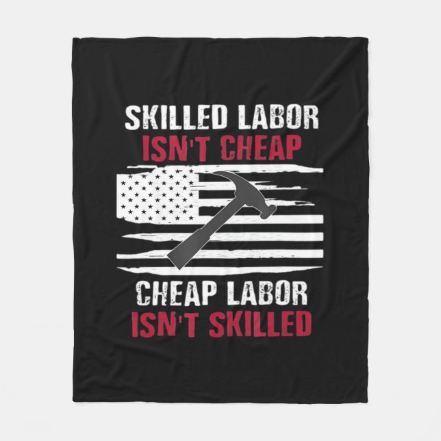 Kompetent arbetskraft är inte Billigt Amerikansk F Fleecefilt (Framsidan)
