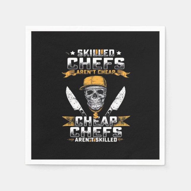 Kompetent arbetskraft är inte Billigt - kompetenta Pappersservett (Framsidan)