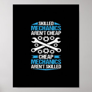 Kompetent arbetskraft är inte Billigt - mekanisk m Poster