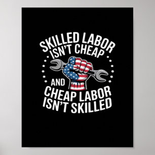 Kompetent arbetskraft är inte Billigt och Billigt  Poster