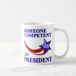Kompetent president kaffemugg