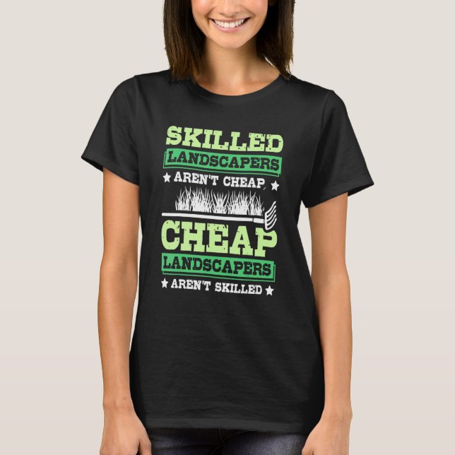 Kompetenta landskap är inte billigt t shirt (Framsida)