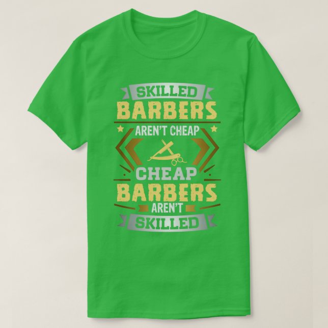 Kompeterad Barber Arenx27t-Billigt T Shirt (Design framsida)