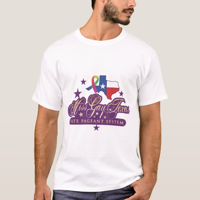 Kompilera Miss Gay Texas State Skönhetstävling Sys T Shirt (Framsida)