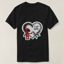 Kompilerad med Kärlek Funny Programmer T Shirt