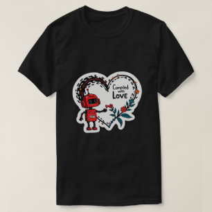 Kompilerad med Kärlek Funny Programmer T Shirt