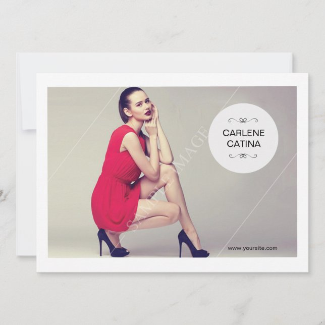 Kompileringskort för modellering inbjudningar (Framsida)