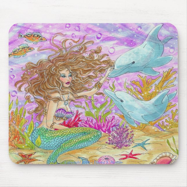 Kompis för djupt hav musmatta (Framsidan)