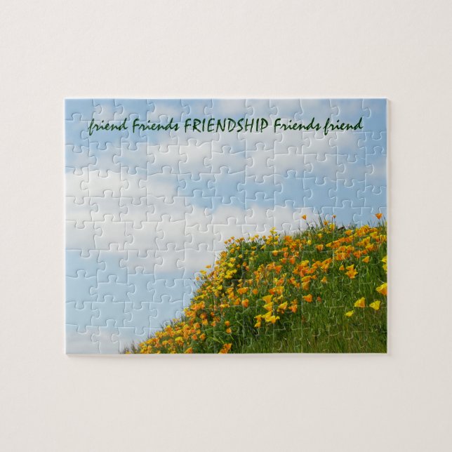 kompis Friends VÄNSKAP Vänner kompispussel Pussel (Horisontell)