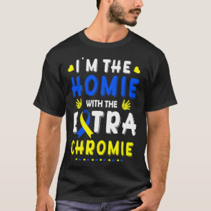 Kompis med extra kromosom Downs syndrom medvetenhe T Shirt
