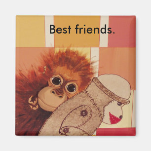 kompisar bäst friends. magnet