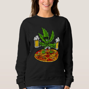 Kompisar För Livet Öl Och Ogräs Buds Pizza T Shirt